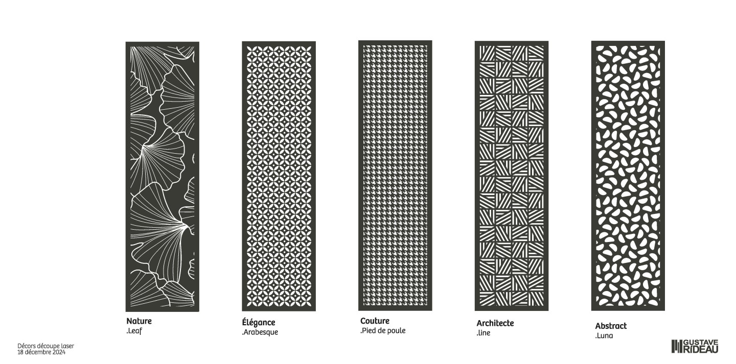 panneaux décoratifs à découper laser