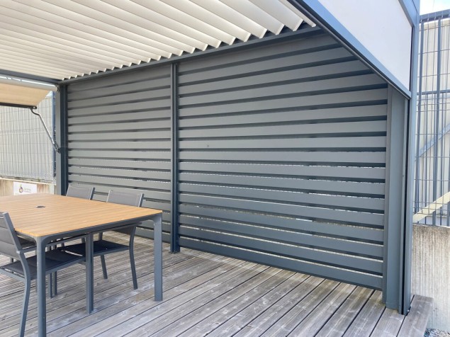 brise-vue pergola