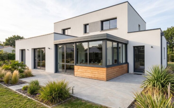 Une maison contemporaine
