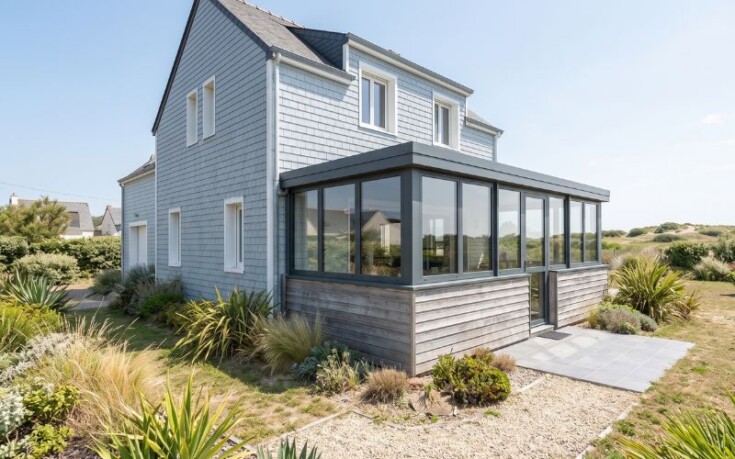 Une maison en bord de mer
