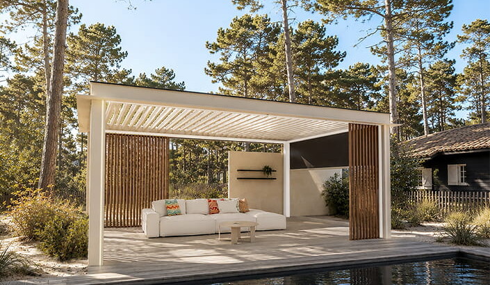Pergola Bioclimatique à lames orientables