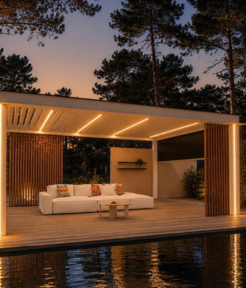 Pergola Bioclimatique à lames orientables
