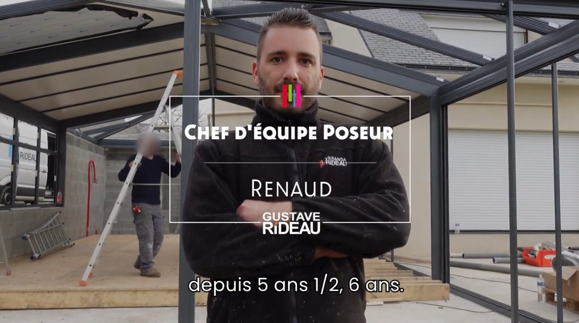 Découvrez le métier de chef d’équipe poseur avec Renaud !
