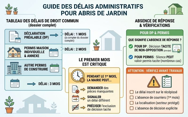 délais administratifs abri jardin