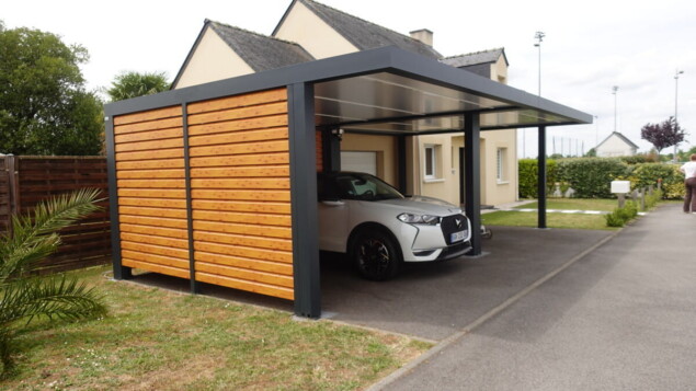 carport brise-vue horizontale