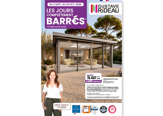 Le dépliant de notre offre « Les jours complètement BARRÉS* » !
