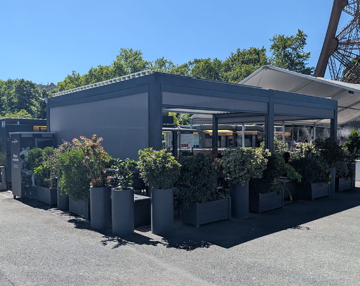 Pergola Bioclimatik à lames orientables
