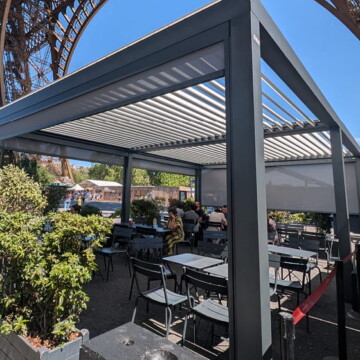 Pergola Bioclimatik à lames orientables