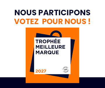 Votez pour nous pour le Trophée Meilleure Marque 2027
